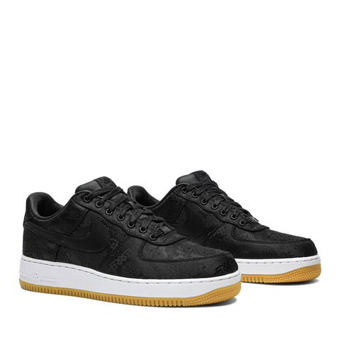 NIKE X CLOT X FRAGMENT AIR FORCE1 BLACK SILK (NEW)