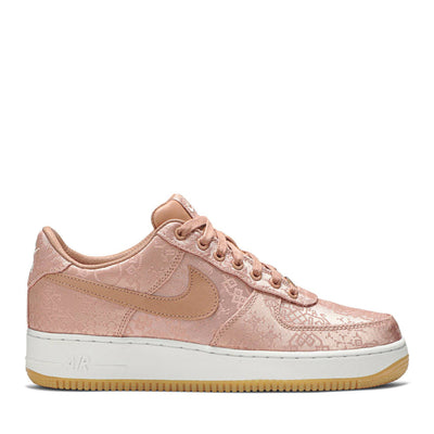 NIKE X CLOT AIR FORCE1 ROSE GOLD SILK (NEW)