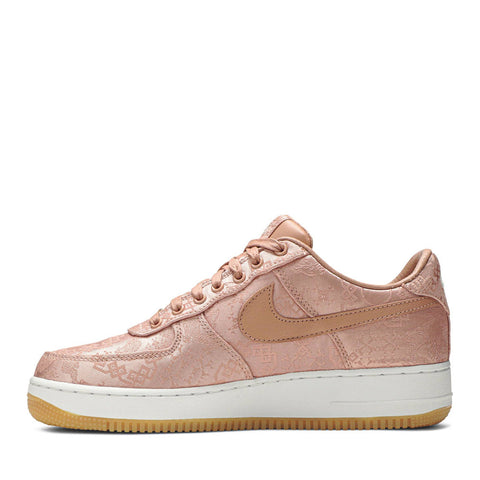 NIKE X CLOT AIR FORCE1 ROSE GOLD SILK (NEW)