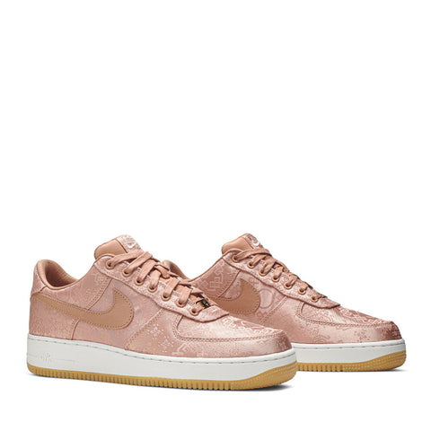 NIKE X CLOT AIR FORCE1 ROSE GOLD SILK (NEW)