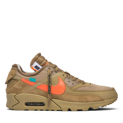 NIKE X OFF WHITE AIR MAX 90 DESERT ORE (NEW) -