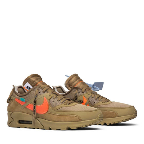 NIKE X OFF WHITE AIR MAX 90 DESERT ORE (NEW) -