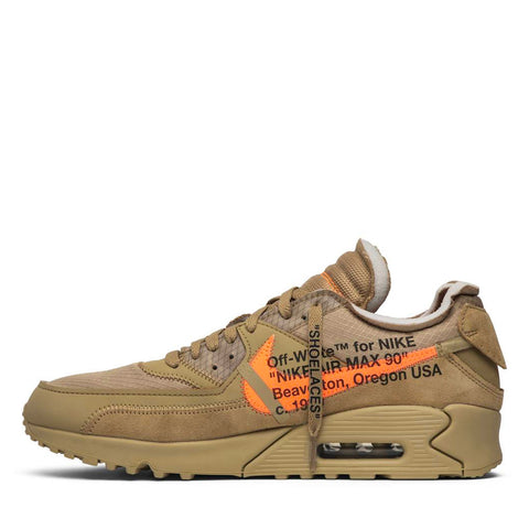 NIKE X OFF WHITE AIR MAX 90 DESERT ORE (NEW) -