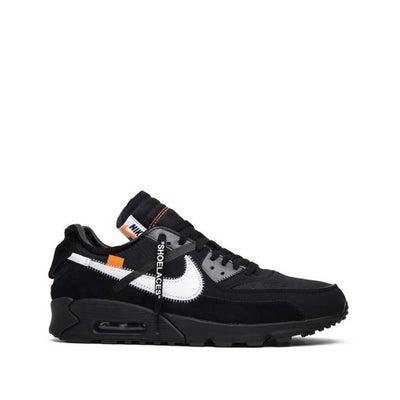 NIKE X OFF WHITE AIR MAX 90 BLACK (NEW) -