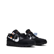 NIKE X OFF WHITE AIR MAX 90 BLACK (NEW) -