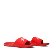 NIKE X STUSSY BENASSI HABANERO RED SLIDES (NEW) -