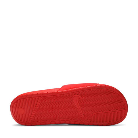 NIKE X STUSSY BENASSI HABANERO RED SLIDES (NEW) -