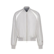 DIOR X AIR JORDAN BOMBER JACKET GREY (NEW) - -