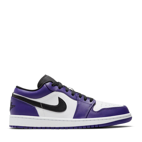 NIKE AIR JORDAN1 LOW COURT PURPLE WHITE (NEW) -