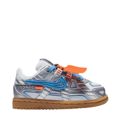 NIKE X OFF WHITE RUBBER DUNK UNIVERSITY BLUE TODDLER (NEW)