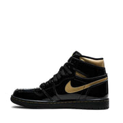 NIKE AIR JORDAN1 HIGH RETRO OG BLACK METALLIC GOLD (NEW) -