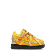 NIKE X OFF WHITE RUBBER DUNK UNIVERSITY GOLD TODDLER (NEW) -