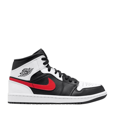 NIKE AIR JORDAN1 MID BLACK CHILE RED GS (NEW)