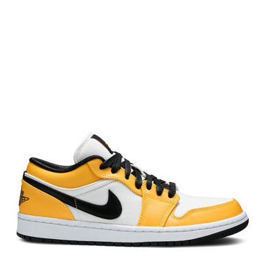 NIKE AIR JORDAN1 LOW LASER ORANGE BLACK (NEW) - -