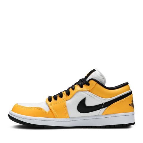 NIKE AIR JORDAN1 LOW LASER ORANGE BLACK (NEW) - -