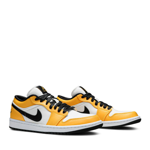 NIKE AIR JORDAN1 LOW LASER ORANGE BLACK (NEW) - -