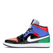 NIKE AIR JORDAN1 MULTICOLOUR PATENT MID (NEW)