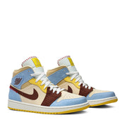 NIKE AIR JORDAN1 MID SE FEARLESS MAISON CHATEAU ROGUE (NEW) -