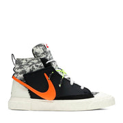 NIKE X READYMADE BLAZER MID BLACK TOTAL ORANGE (NEW) -