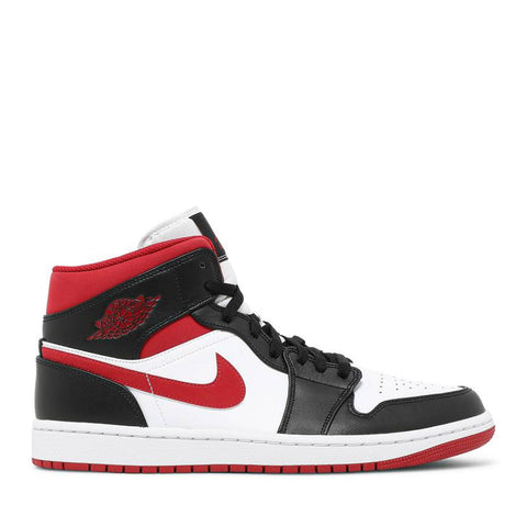 NIKE AIR JORDAN 1 MID GYM RED BLACK WHITE (NEW)