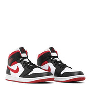 NIKE AIR JORDAN 1 MID GYM RED BLACK WHITE (NEW)