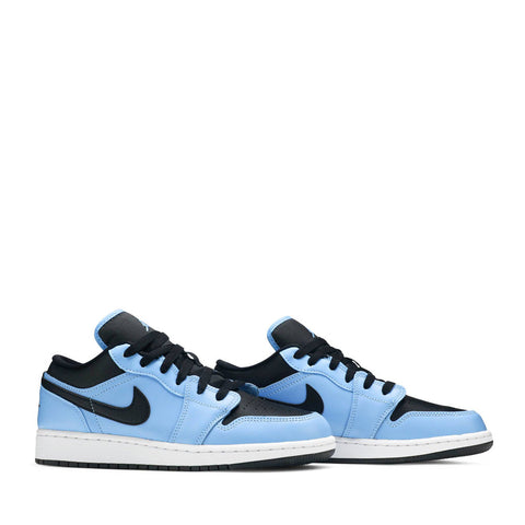 NIKE AIR JORDAN1 LOW GS UNIVERSITY BLUE BLACK (NEW)