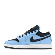 NIKE AIR JORDAN1 LOW GS UNIVERSITY BLUE BLACK (NEW)