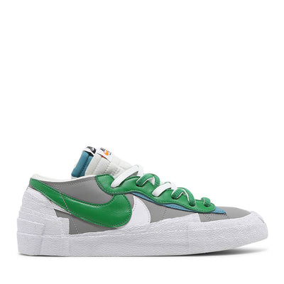 NIKE X SACAI LOW BLAZER GREY CLASSIC GREEN (NEW) -