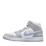 NIKE AIR JORDAN1 MID WHITE WOLF GREY (NEW)