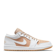 NIKE AIR JORDAN1 LOW WHITE TAN GUM (NEW)