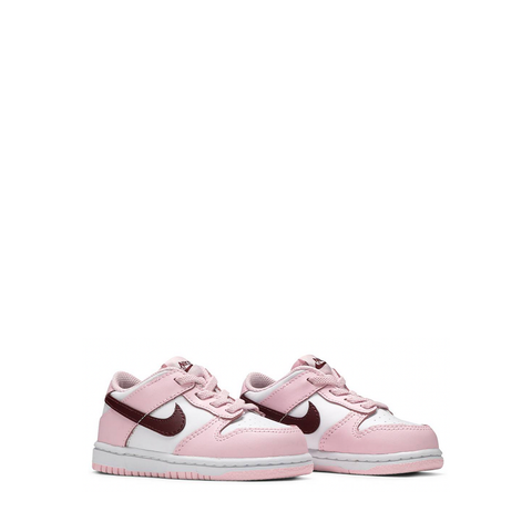 NIKE DUNK LOW PINK FOAM RED WHITE TODDLER (NEW)