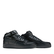 NIKE X COMME DES GARCONS AIR FORCE1 MID BLACK (NEW)