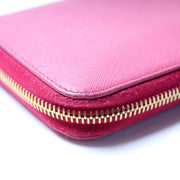 Saffiano Zip Around Wallet