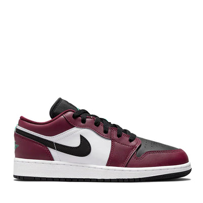 NIKE AIR JORDAN1 LOW SE GS DARK BEETROOT ROMA GREEN (NEW)