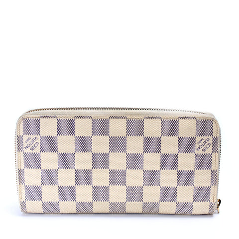 Zippy Wallet Damier Azur