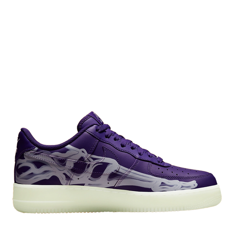 NIKE AIR FORCE1 LOW HALLOWEEN PURPLE SKELETON (NEW)