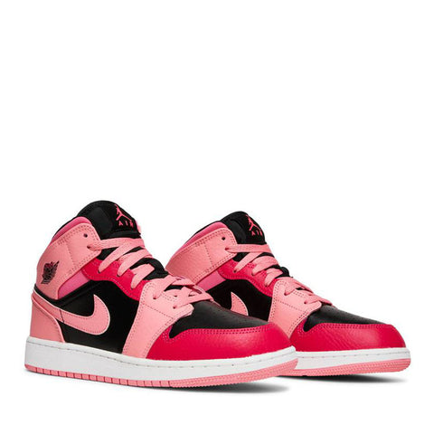 NIKE AIR JORDAN1 MID CORAL CHALK GS (NEW) -