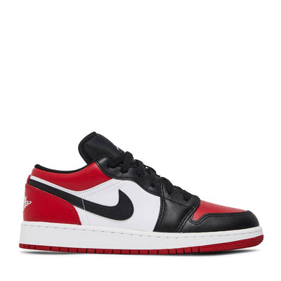 NIKE AIR JORDAN1 LOW BRED TOE GS (NEW)