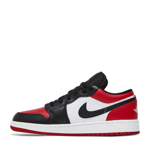 NIKE AIR JORDAN1 LOW BRED TOE GS (NEW)