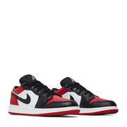 NIKE AIR JORDAN1 LOW BRED TOE GS (NEW)