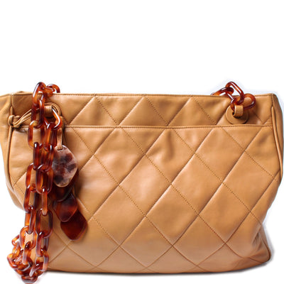 Quilted Lambskin Tortoise Shell Straps