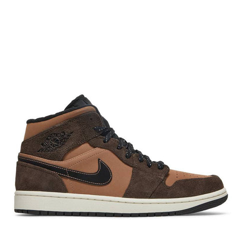 NIKE AIR JORDAN1 MID SE DARK CHOCOLATE (NEW) -