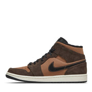 NIKE AIR JORDAN1 MID SE DARK CHOCOLATE (NEW) -