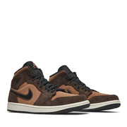 NIKE AIR JORDAN1 MID SE DARK CHOCOLATE (NEW) -