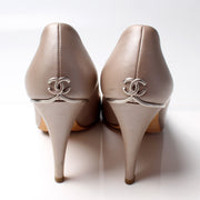 CC Open Toe Pumps Size 38.5