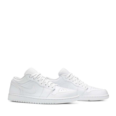 NIKE AIR JORDAN1 LOW TRIPLE WHITE (NEW)