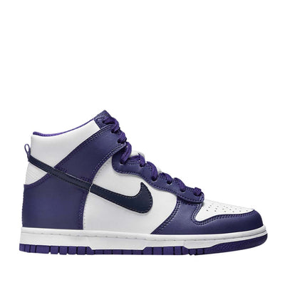 NIKE DUNK HIGH ELECTRO PURPLE MIDNIGHT NAVY GS (NEW)