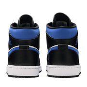 NIKE AIR JORDAN1 MID BLACK RACER BLUE WHITE (NEW) -