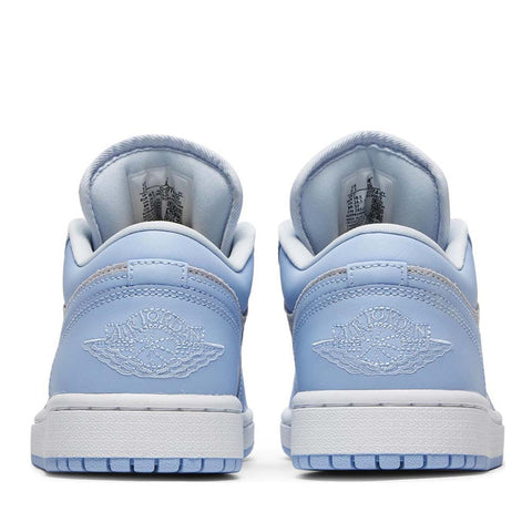 NIKE AIR JORDAN1 LOW WMNS UNIVERSITY BLUE FOOTBALL GREY (NEW)