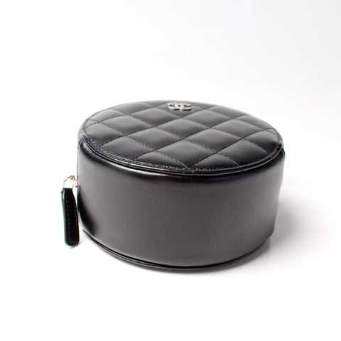 Round Clutch With Chain Lambskin 30M